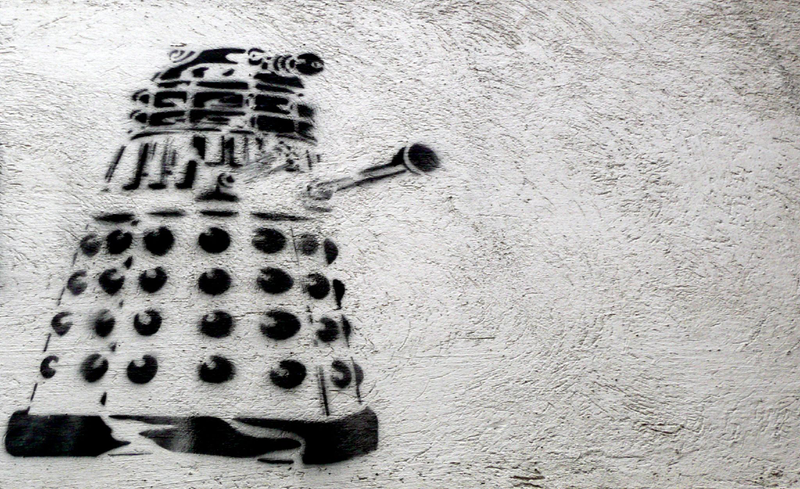 Illustration for article titled Graffiti And Stencil Art Will! Be! Ex! Terminated!